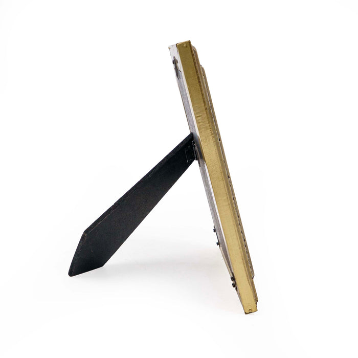 Almir Brass Wooden Photo Frame