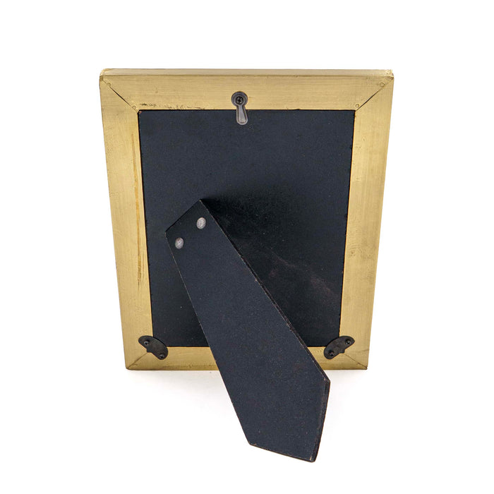 Almir Brass Wooden Photo Frame