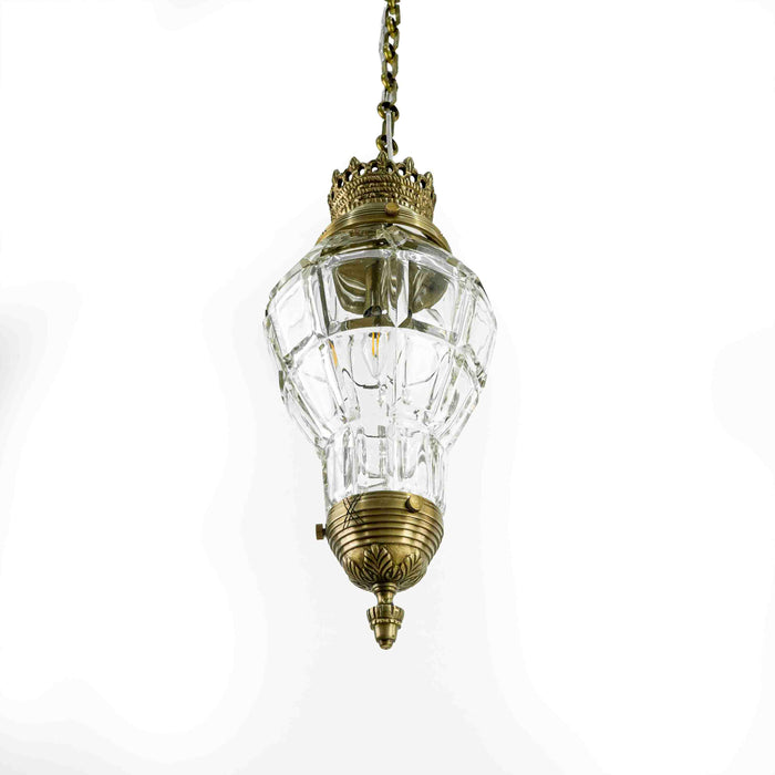 Kamari Crystal And Brass Pendant Light