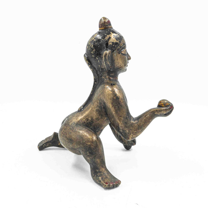 Laddu Gopalji Brass Statue