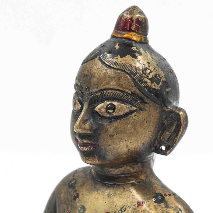 Laddu Gopalji Brass Statue