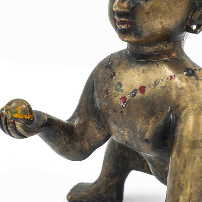 Laddu Gopalji Brass Statue