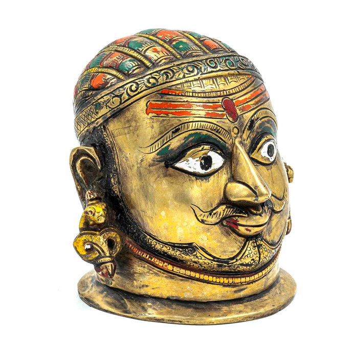 Brass Shiva Head