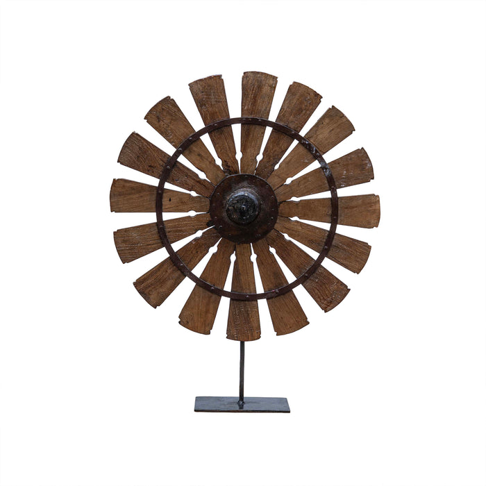 Natural Wooden Chakra with Stand