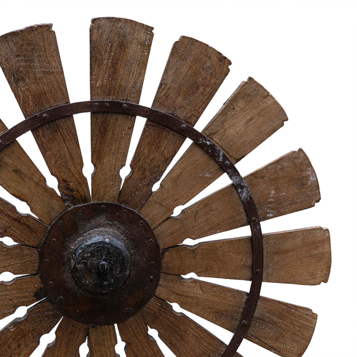 Natural Wooden Chakra with Stand