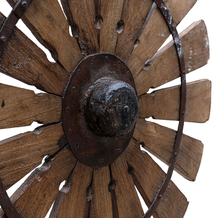 Natural Wooden Chakra with Stand