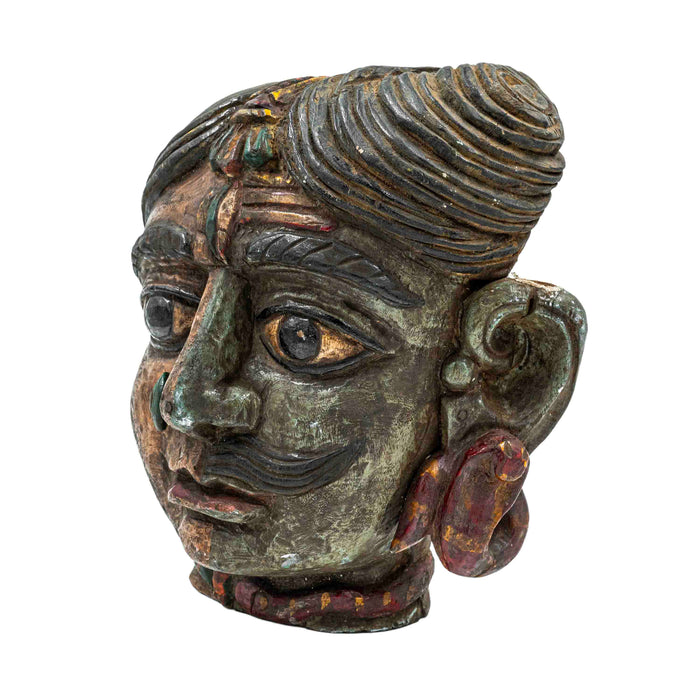 Ardhanareshwara Wooden Mask