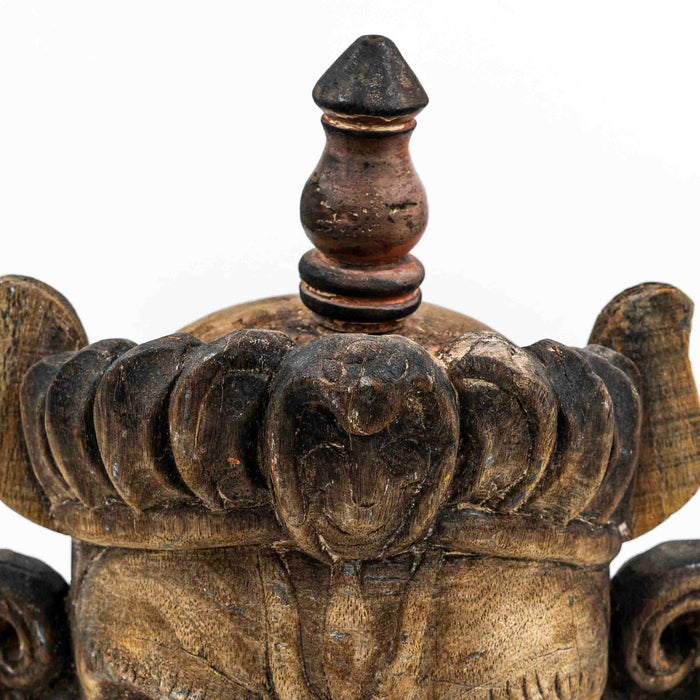 Garuda Wooden Mask With Pillar