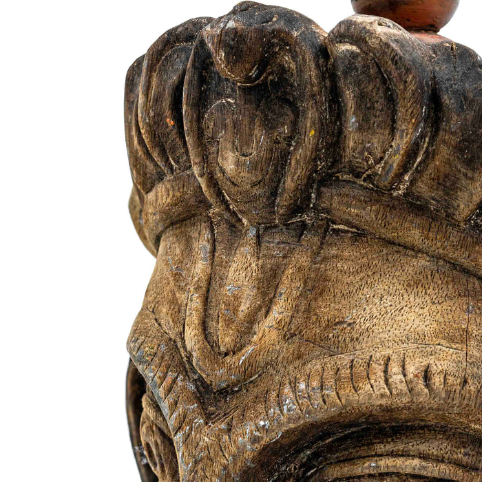 Garuda Wooden Mask With Pillar