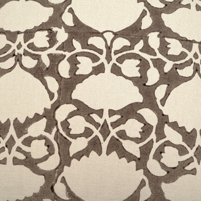 WHITE LOTUS CUSHION COVER