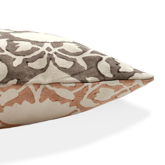 WHITE LOTUS CUSHION COVER