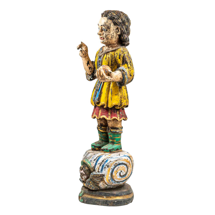 El Nino Wooden Statue