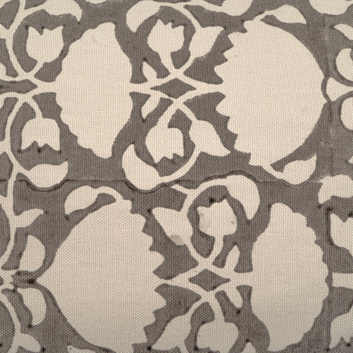 WHITE LOTUS CUSHION COVER
