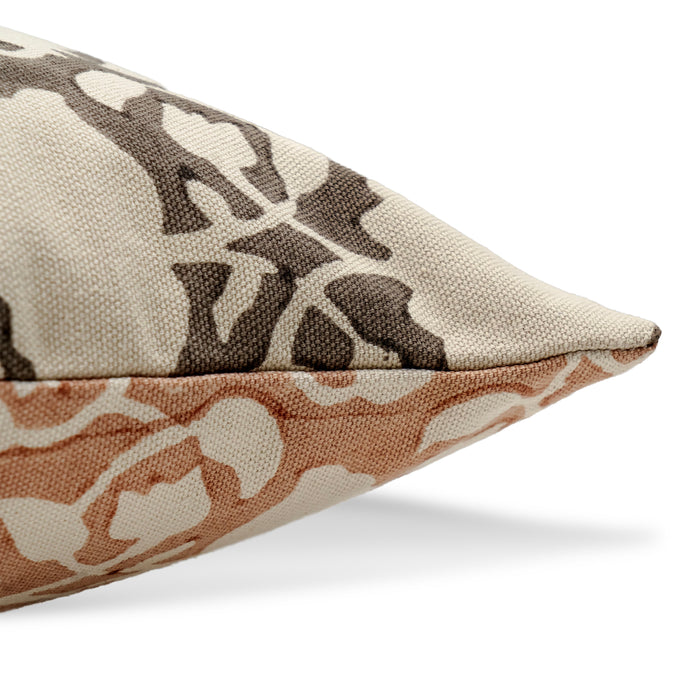 WHITE LOTUS CUSHION COVER