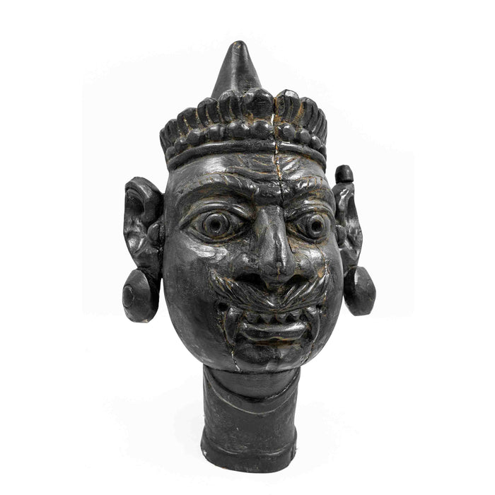 Wooden Black Face Mask