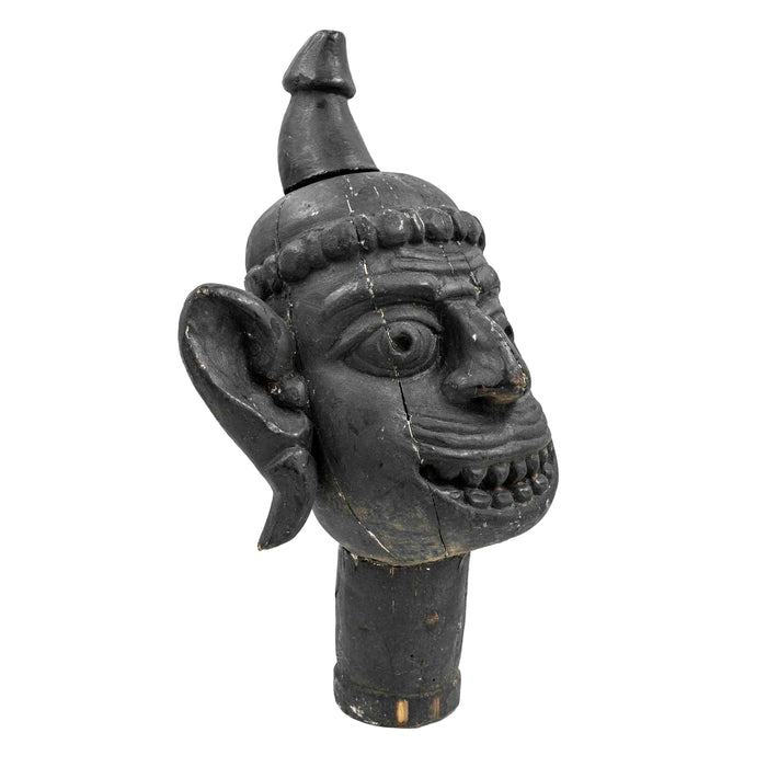 Black Wooden Face Mask