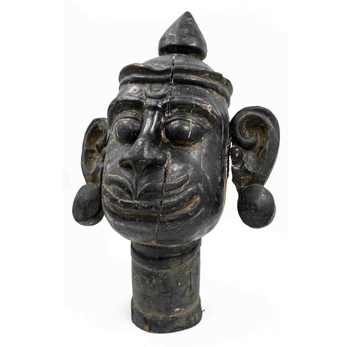 Black Face Mask - Wooden