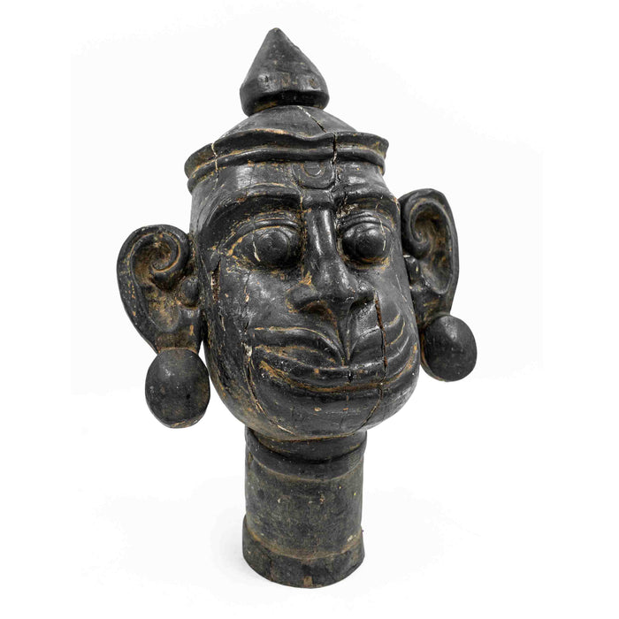 Black Face Mask - Wooden