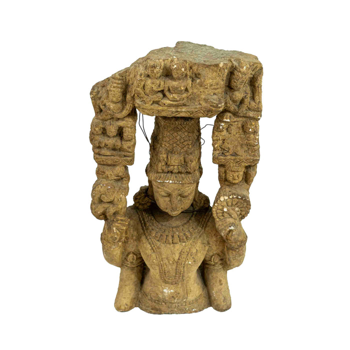Vishnu Stone Statue With Arc