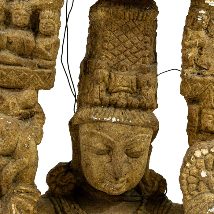 Vishnu Stone Statue With Arc