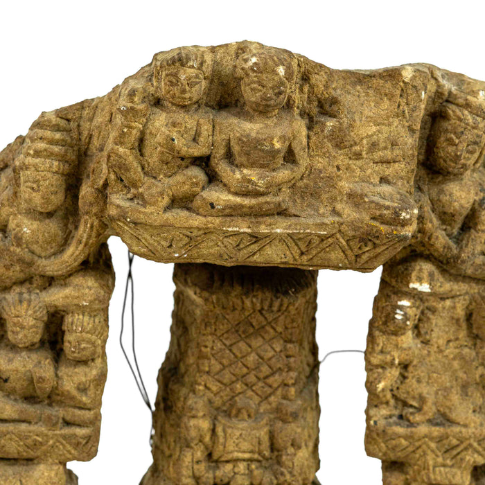 Vishnu Stone Statue With Arc