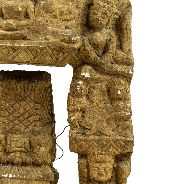 Vishnu Stone Statue With Arc