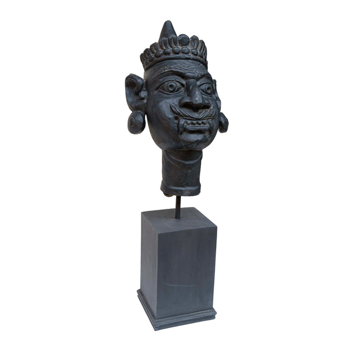 Wooden Black Face Mask