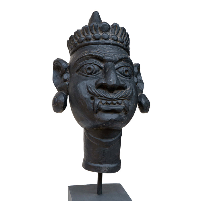Wooden Black Face Mask