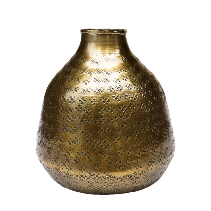 Ojani Vase Chatai Hammered - Medium