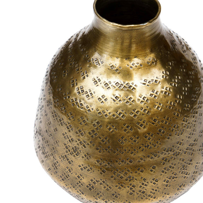Ojani Vase Chatai Hammered - Medium