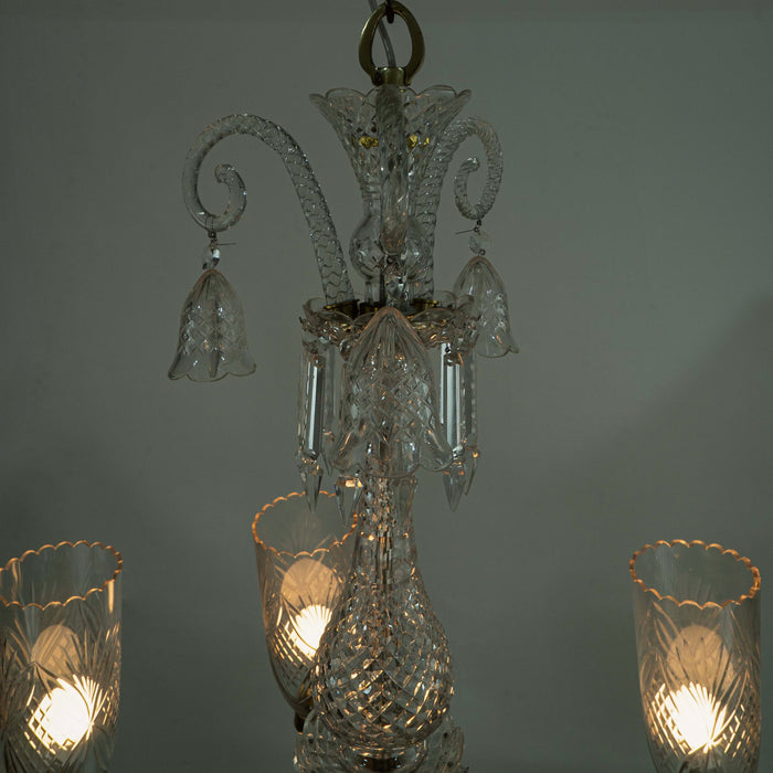 Crystal Six Light Chandelier