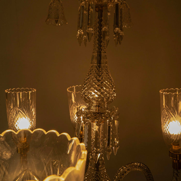 Crystal Six Light Chandelier