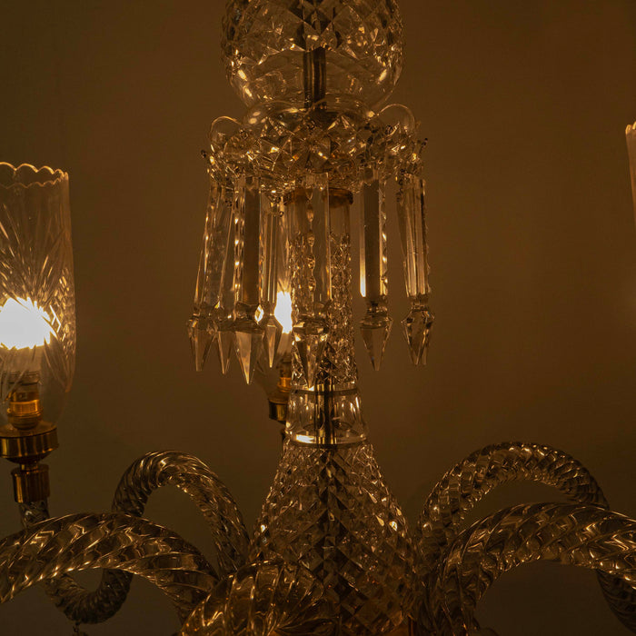 Crystal Six Light Chandelier