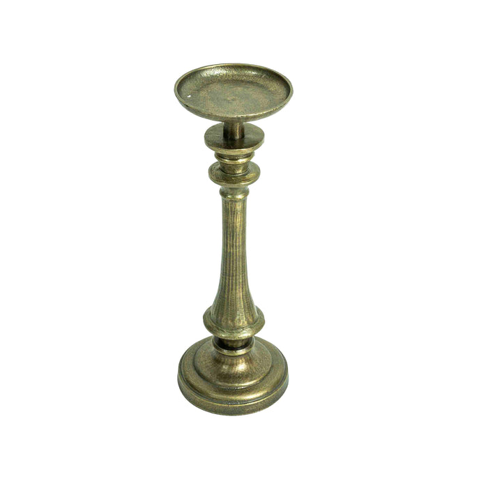 Stambh Candle Stand Brass Antique