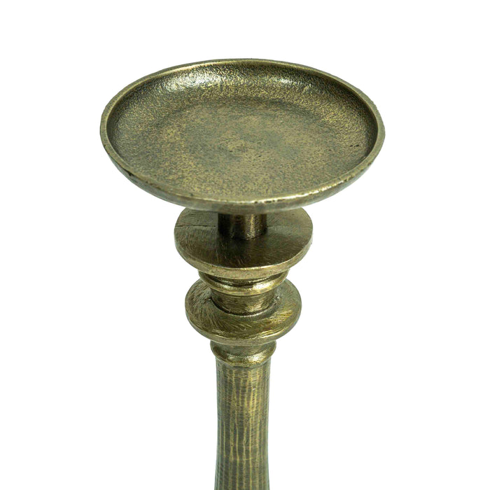 Stambh Candle Stand Brass Antique