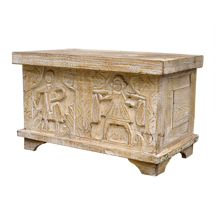 Sidra Wooden Chest Box