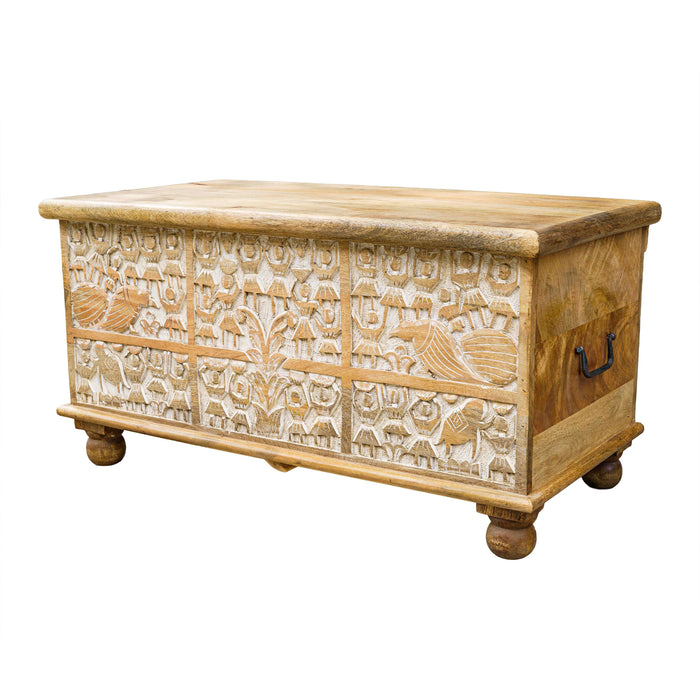 Naya Wooden Chest Box