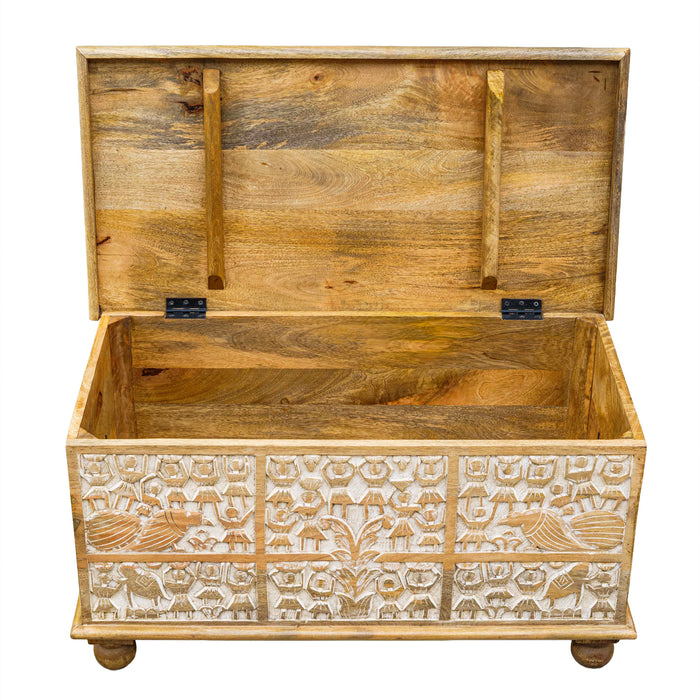 Naya Wooden Chest Box