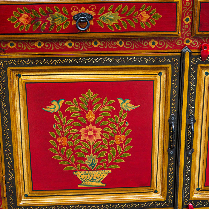 Vinmal Hand-Painted Side Board