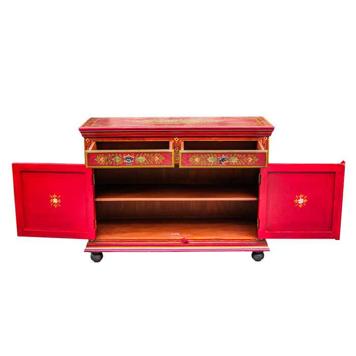 Vinmal Hand-Painted Side Board