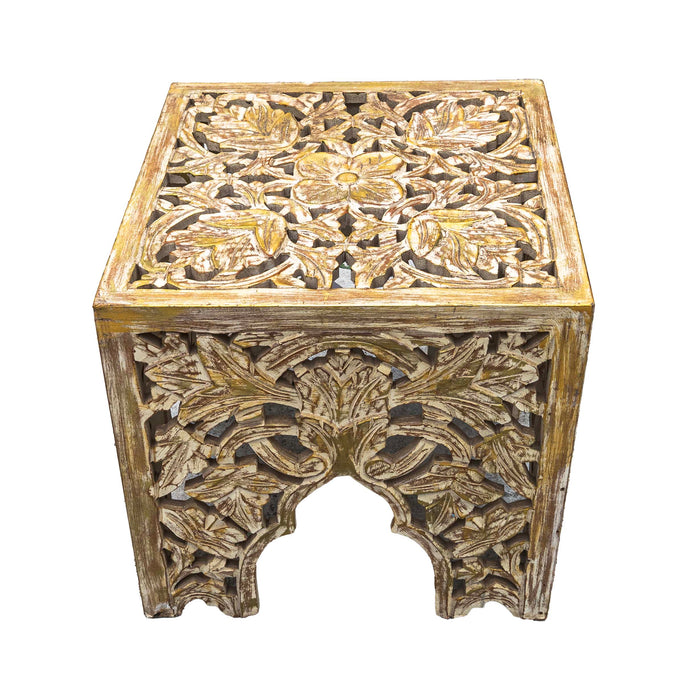 Idonia Mango Wood Side Table