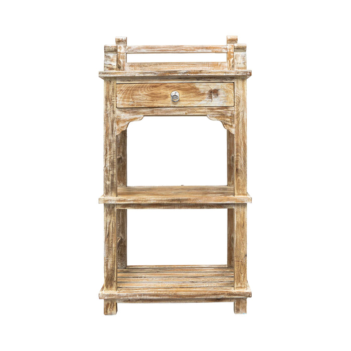 Visha Mango Wood Rack Shelf