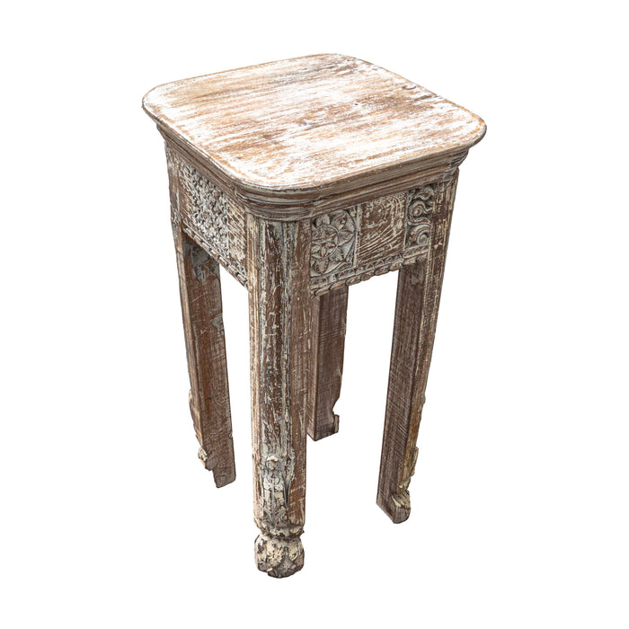 Theron Recycle Wood Side Table