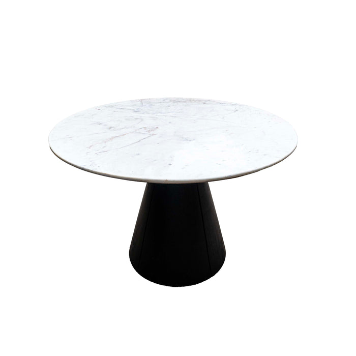 Yuna Mango Wood With Marble Black Matt High Table