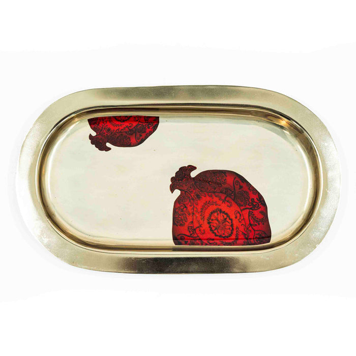 Anar Talayi With Oval Plate - Large