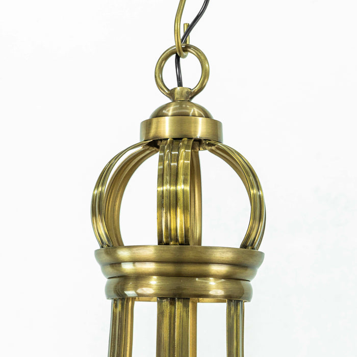 Zeva Brass Antique Pendant Light