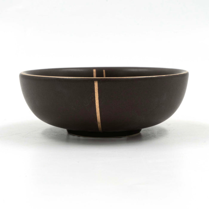 Thamara Sangrah Curd Bowl Brown Stoneware