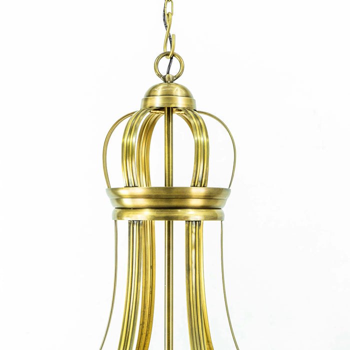 Zeva Brass Antique Pendant Light