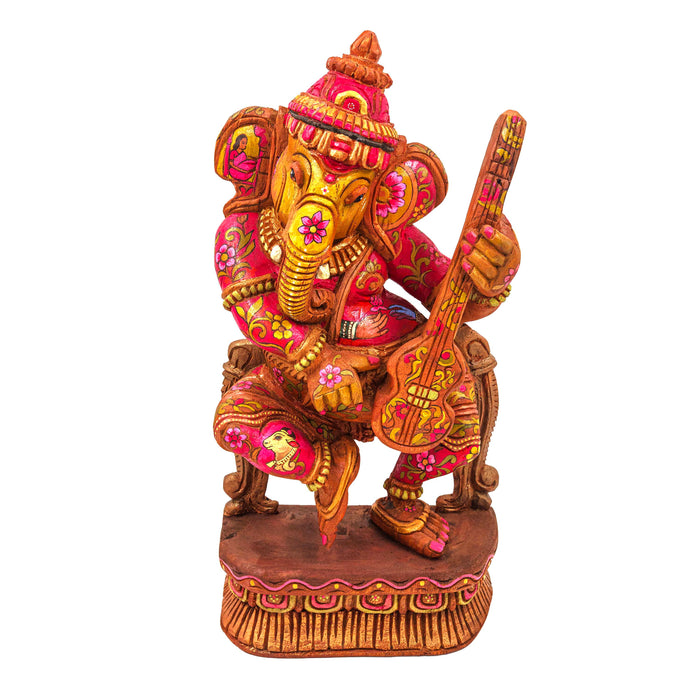 Shringara Ganesha Vengai Wooden Statue