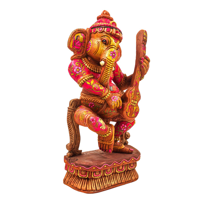 Shringara Ganesha Vengai Wooden Statue